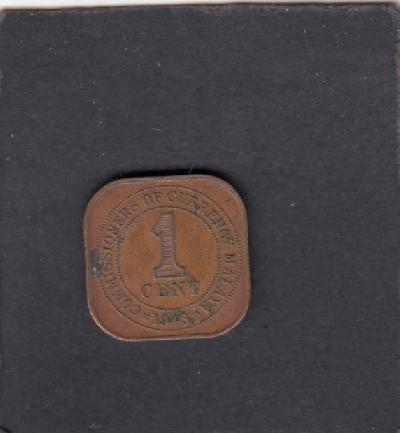 Beschrijving: 1 Cent  GEORGIUS VI  